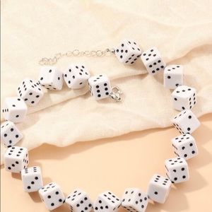 Women Dice Necklace brand new